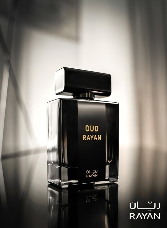 RAYAN Modern Oud Perfume for Men - Long Lasting Arabian Eau De Parfum, 100mL (3.4 Fl oz), Men Perfume with Oud, Sandalwood, Grapefruit, Cardamom & Lavender, Ideal Gift for Him for Ramadan & Eid - Image 2